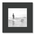 SURFING DOG AT WAIKIKI BEACH 1950S HAWAII