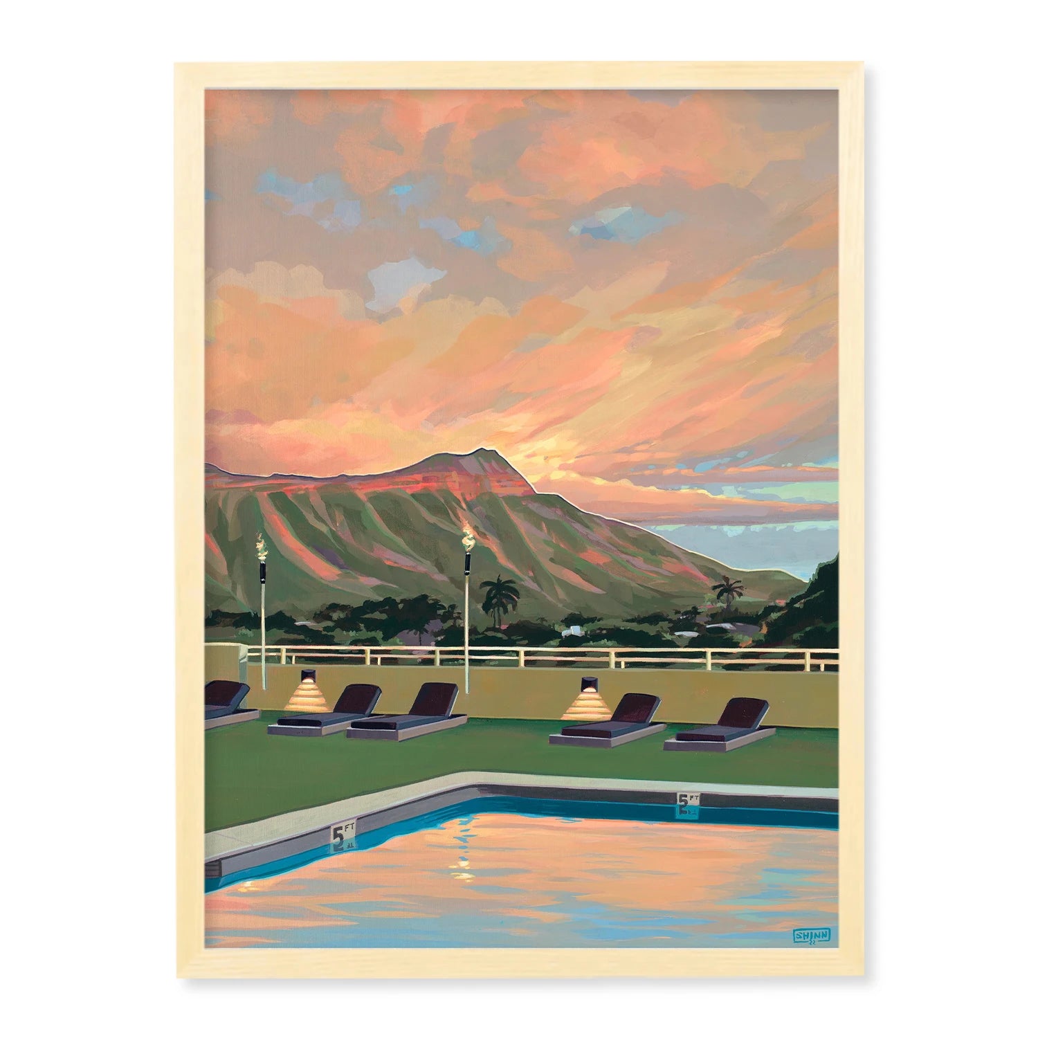 DIAMOND HEAD IN GOLD