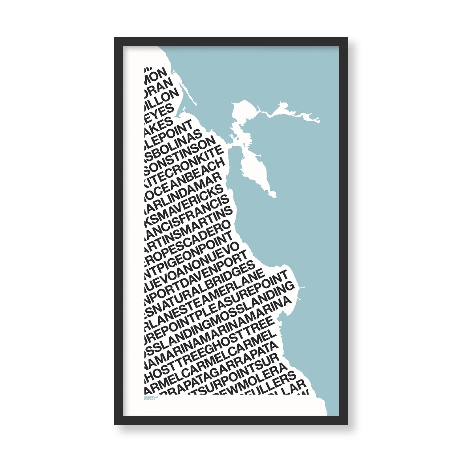 CENTRAL CALIFORNIA SURF PRINT