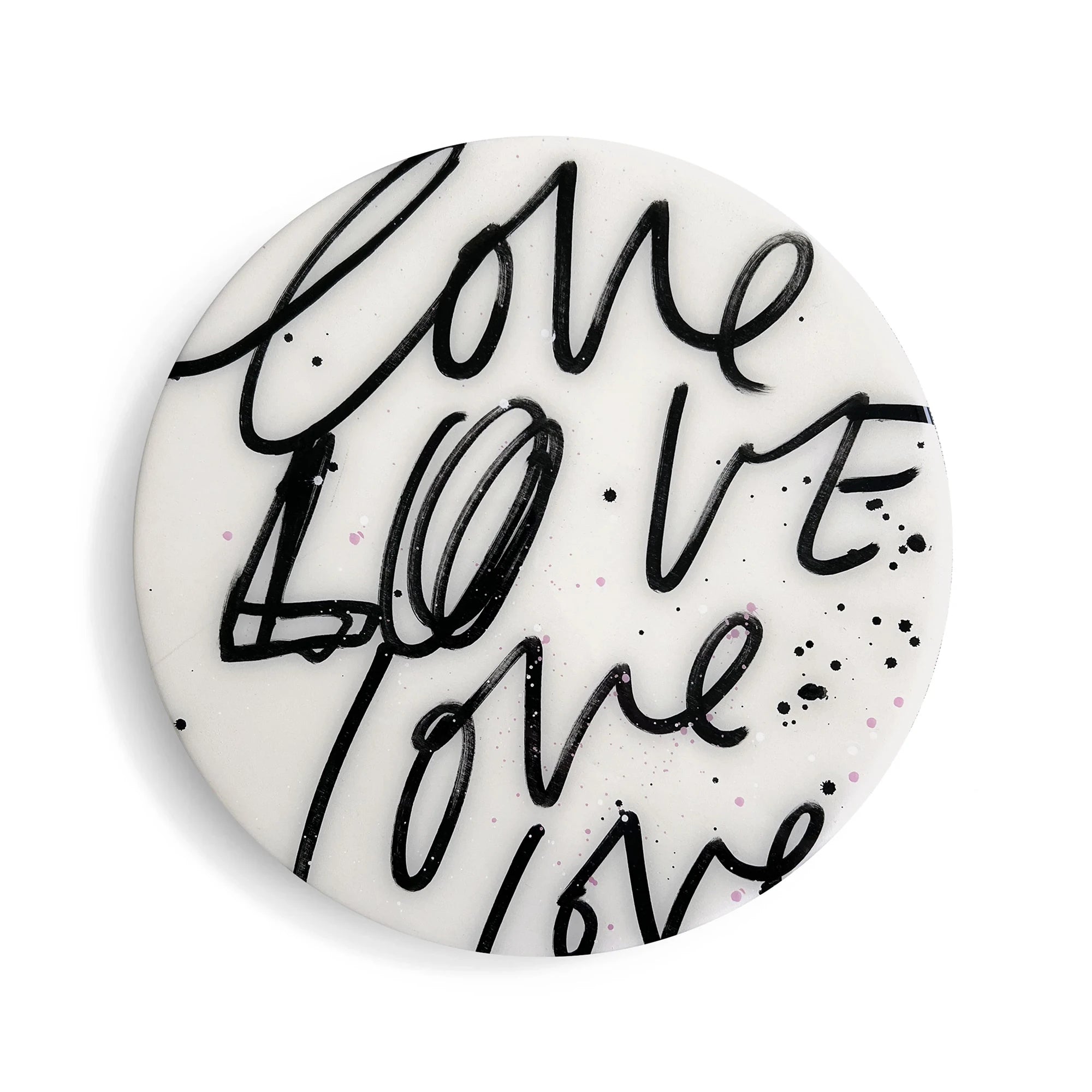 LOVE LOVE LOVE CIRCLE PANELS