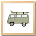 #3 1968 VW BUS & 9'4 ALMOND SURF THUMP