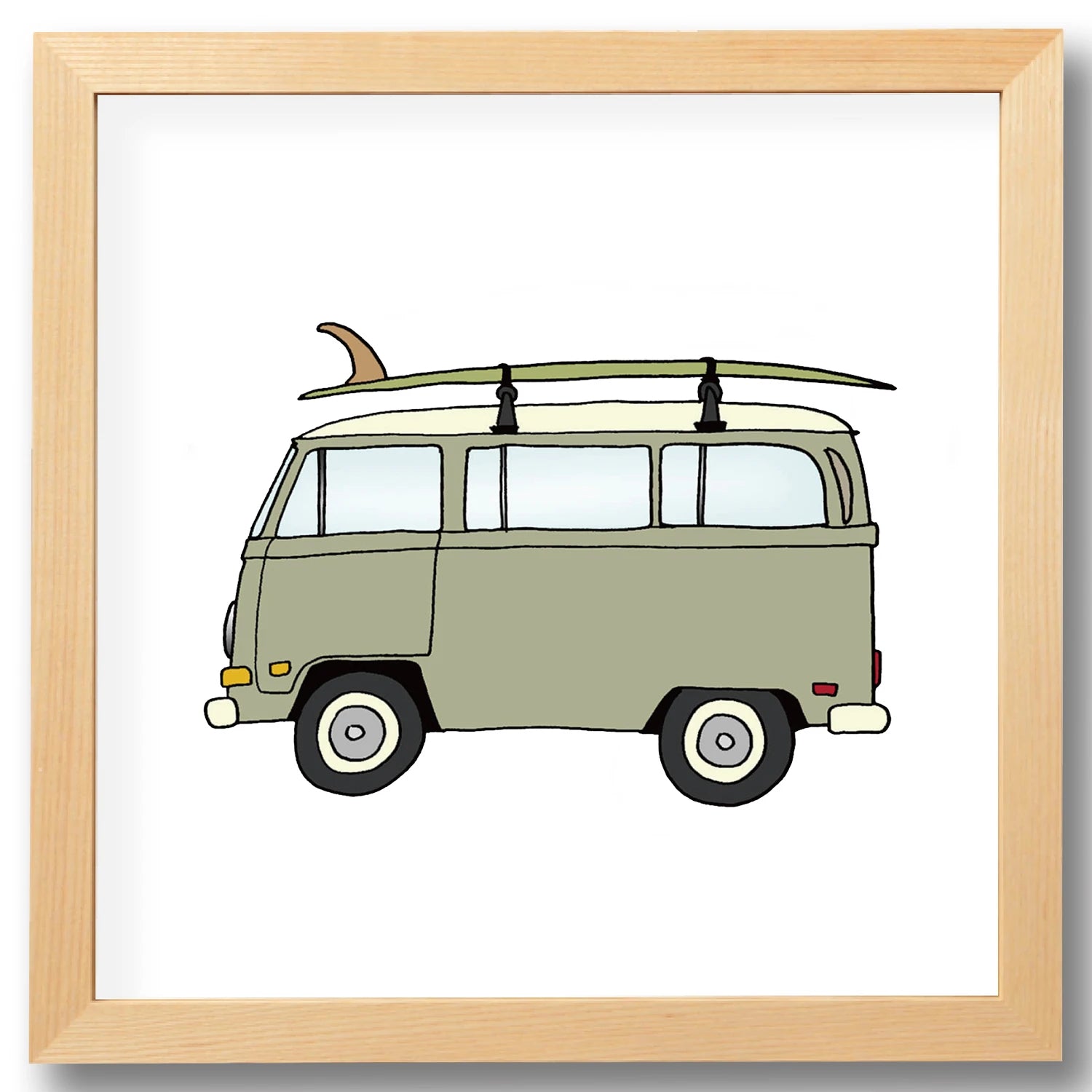 #3 1968 VW BUS & 9'4 ALMOND SURF THUMP