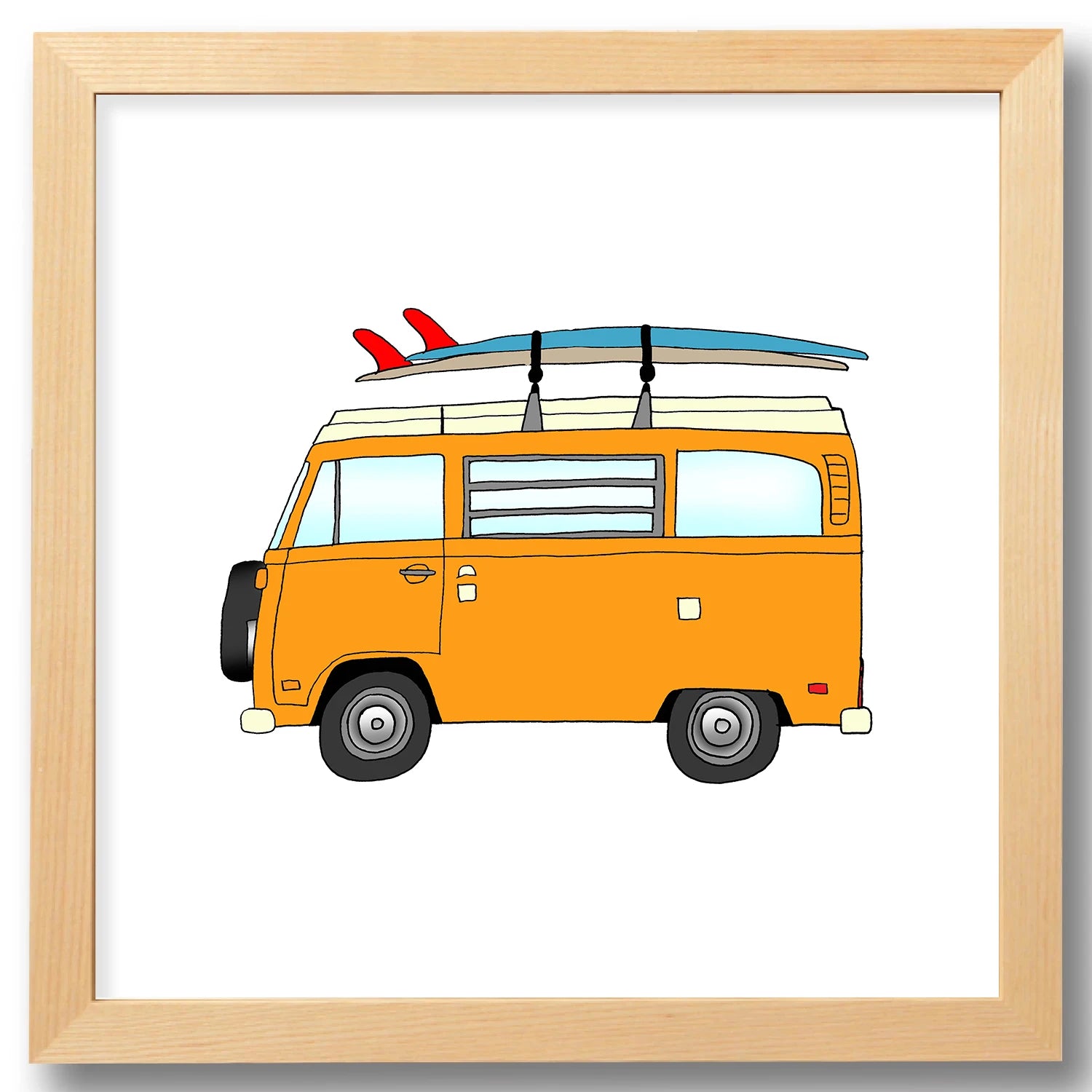 #24 1978 VW WESTFALIA & 2 LANCE CARSON NOSERIDERS