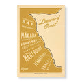 OAHU-LEEWARD COAST SURF MAP