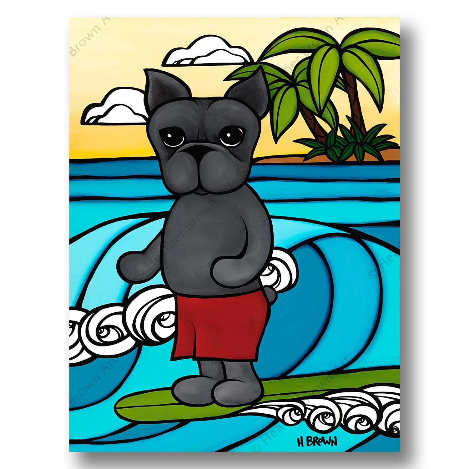 HENRY GOES SURFING
