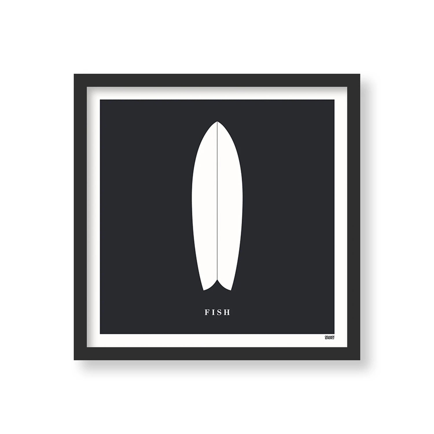 SURF BOARD PRINTS/FISH