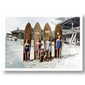 TEENAGE KAHANAMOKU BROTHERS AND FRIENDS 1920S WAIKIKI