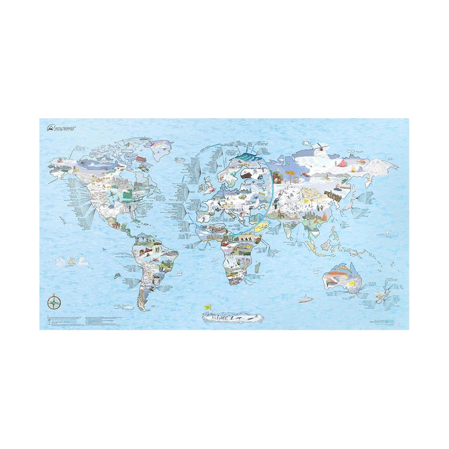 SNOWTRIP MAP-PAPER