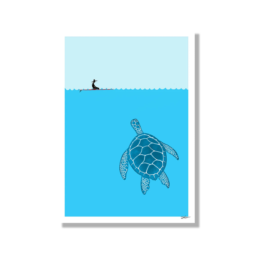 THE BLUE  TURTLE