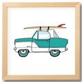 #8 1957 NASH METROPOLITAN & 6'10 GREEN LIGHTNING “HULL-O GOODVYBE”