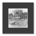 SURFING POLO AT ROYAL HAWAIIAN HOTEL 1930S WAIKIKI HAWAII