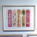 FIVE 1960S BRANDS OF SURF SKATEBOARDS