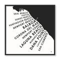 ORANGE COUNTY BEACH TOWN PRINTS