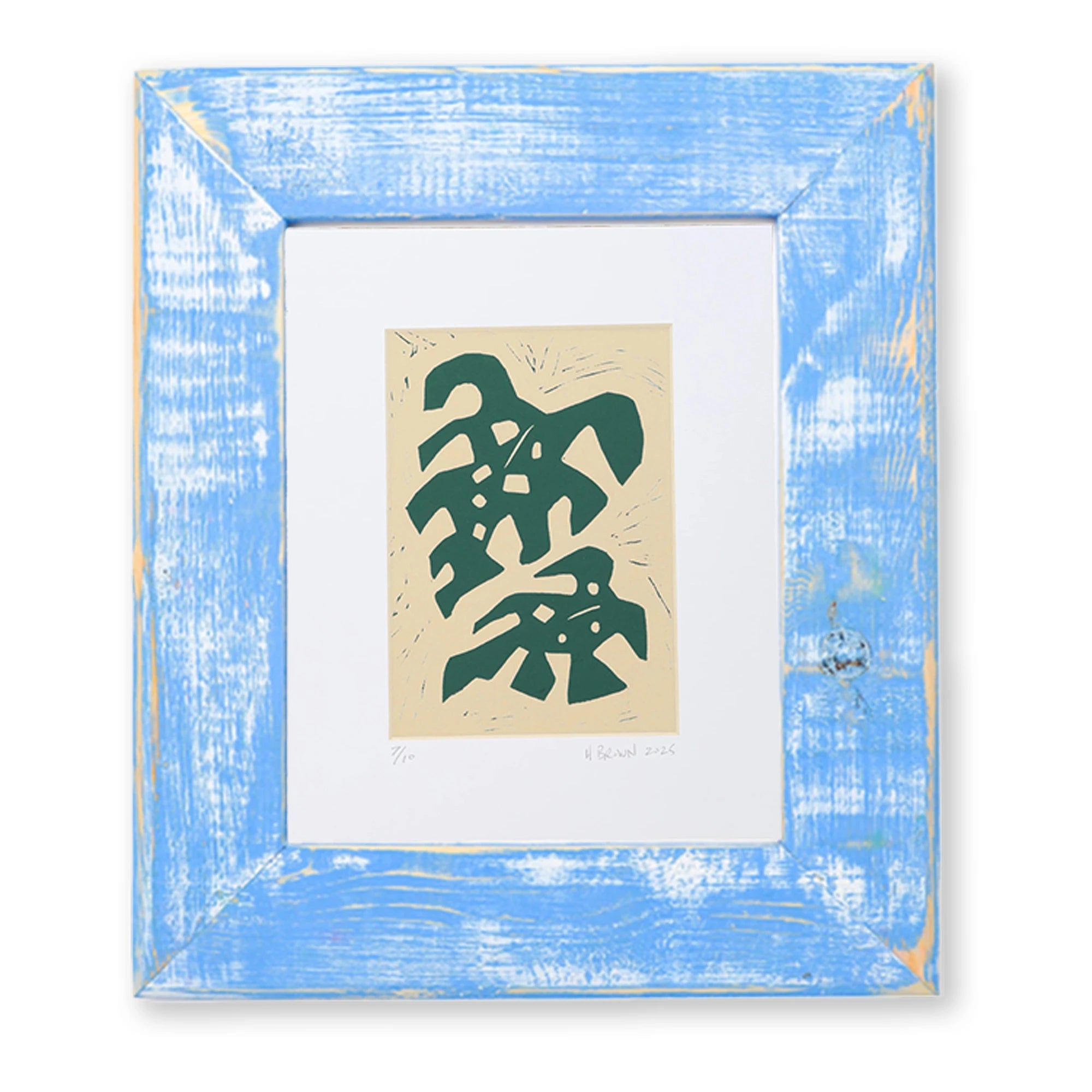 LINO CUT, MONSTERA LEAVES