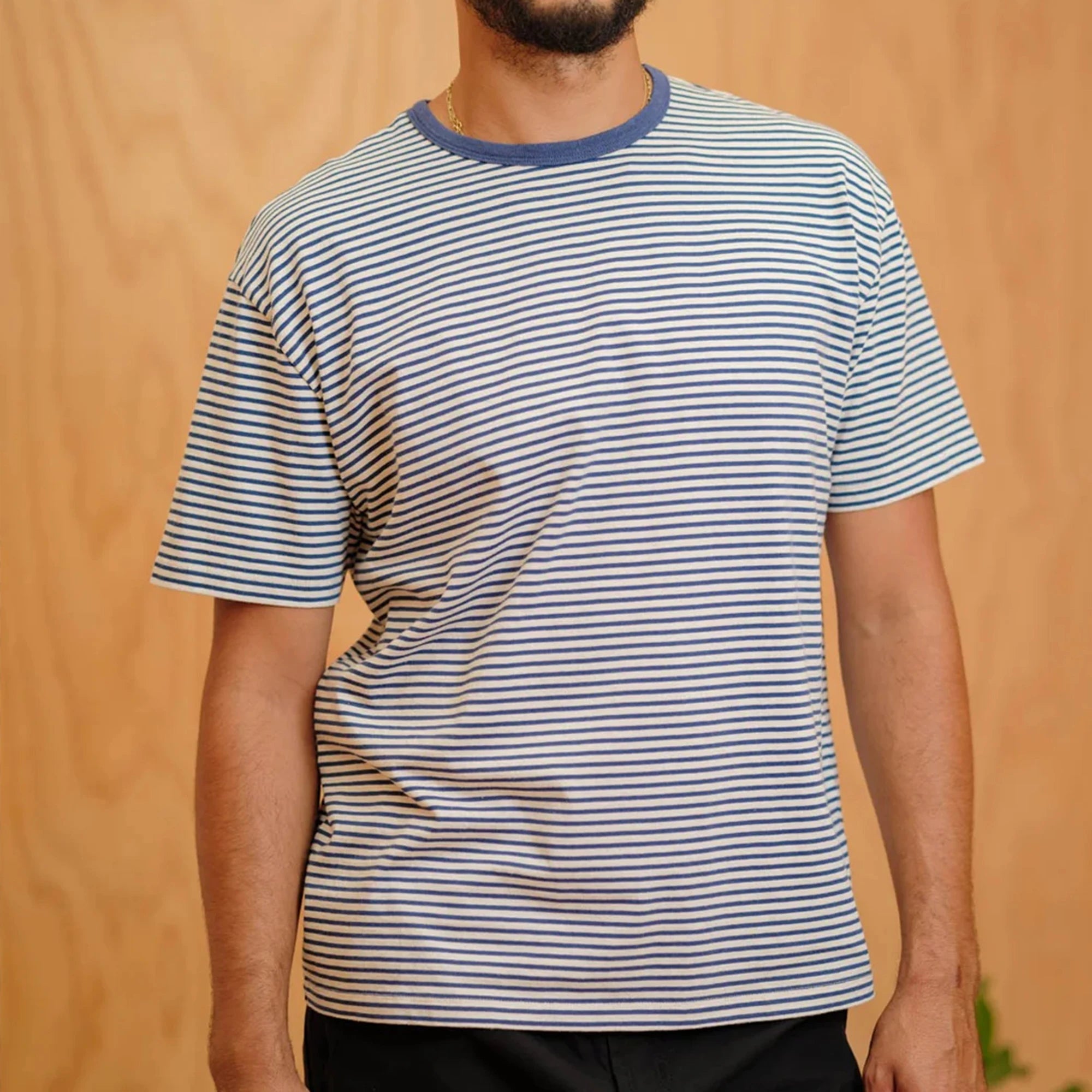 STRIPED HEAVY TEE