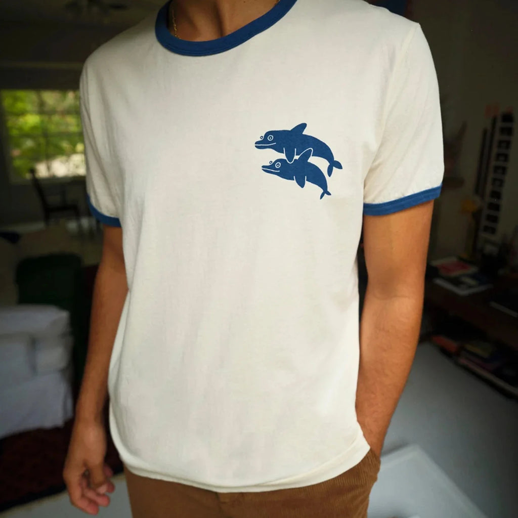 DOLPHINS RINGER TEE