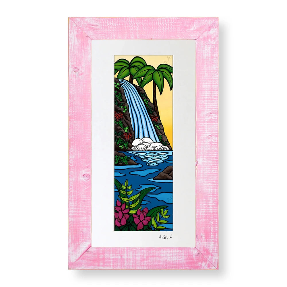 SUNSET WATERFALL