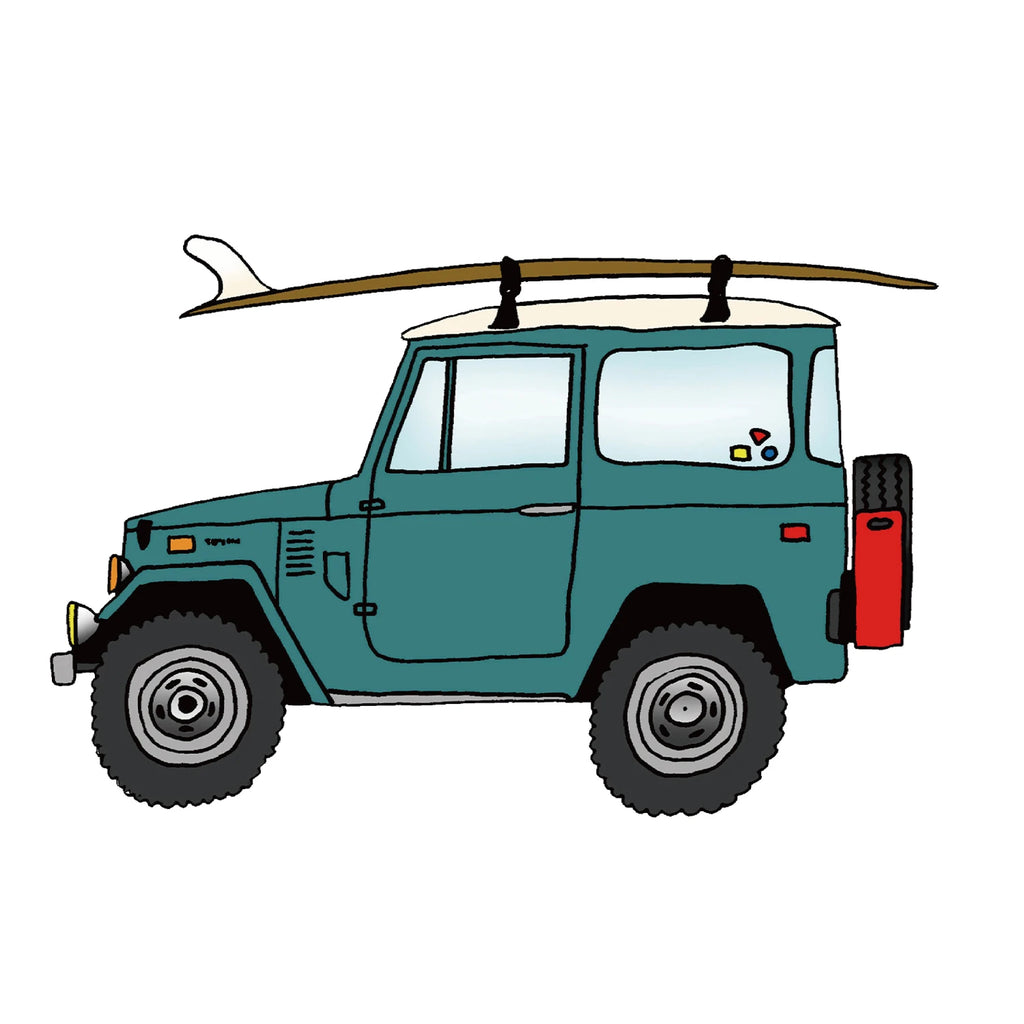 #12 1972 TOYOTA FJ40 & 10’ COOPERFISH V2 MALIBU FOIL
