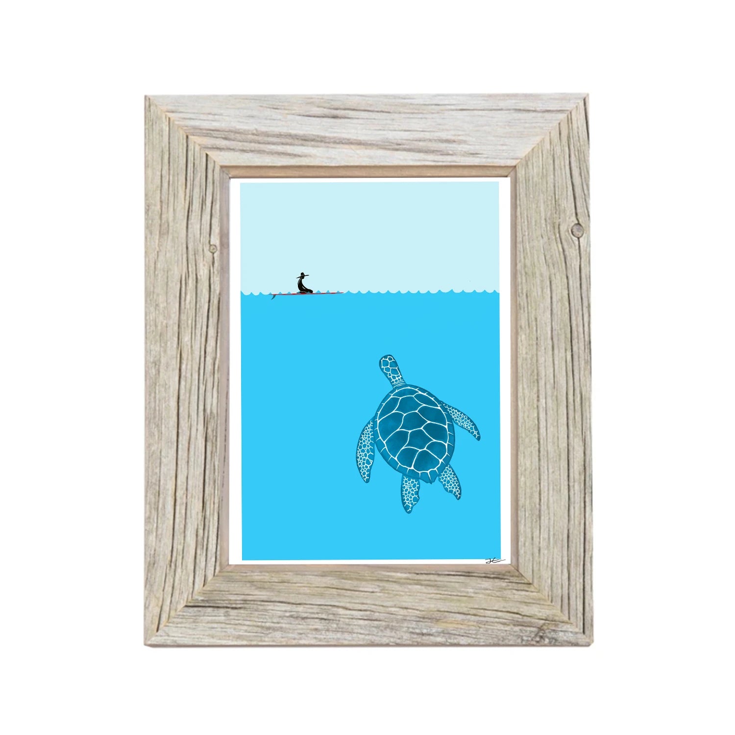 THE BLUE  TURTLE