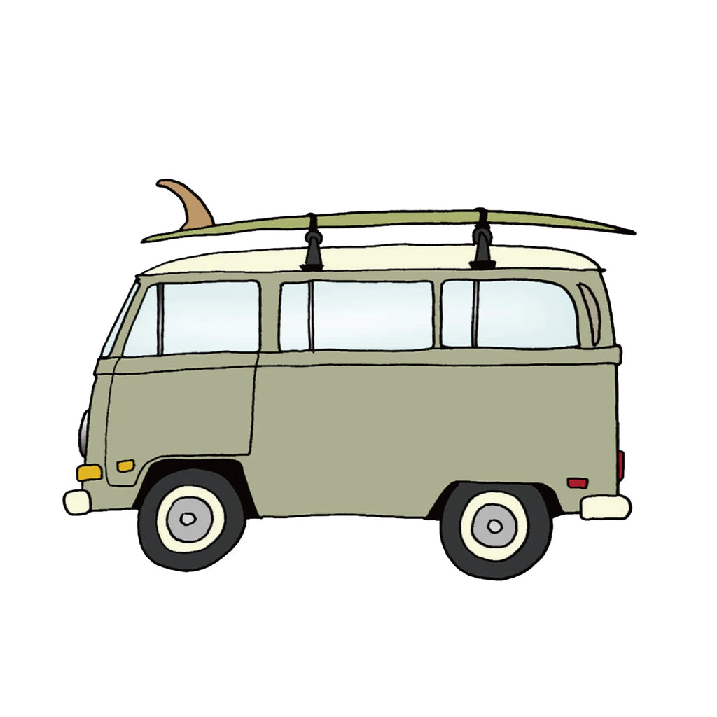 #3 1968 VW BUS & 9'4 ALMOND SURF THUMP