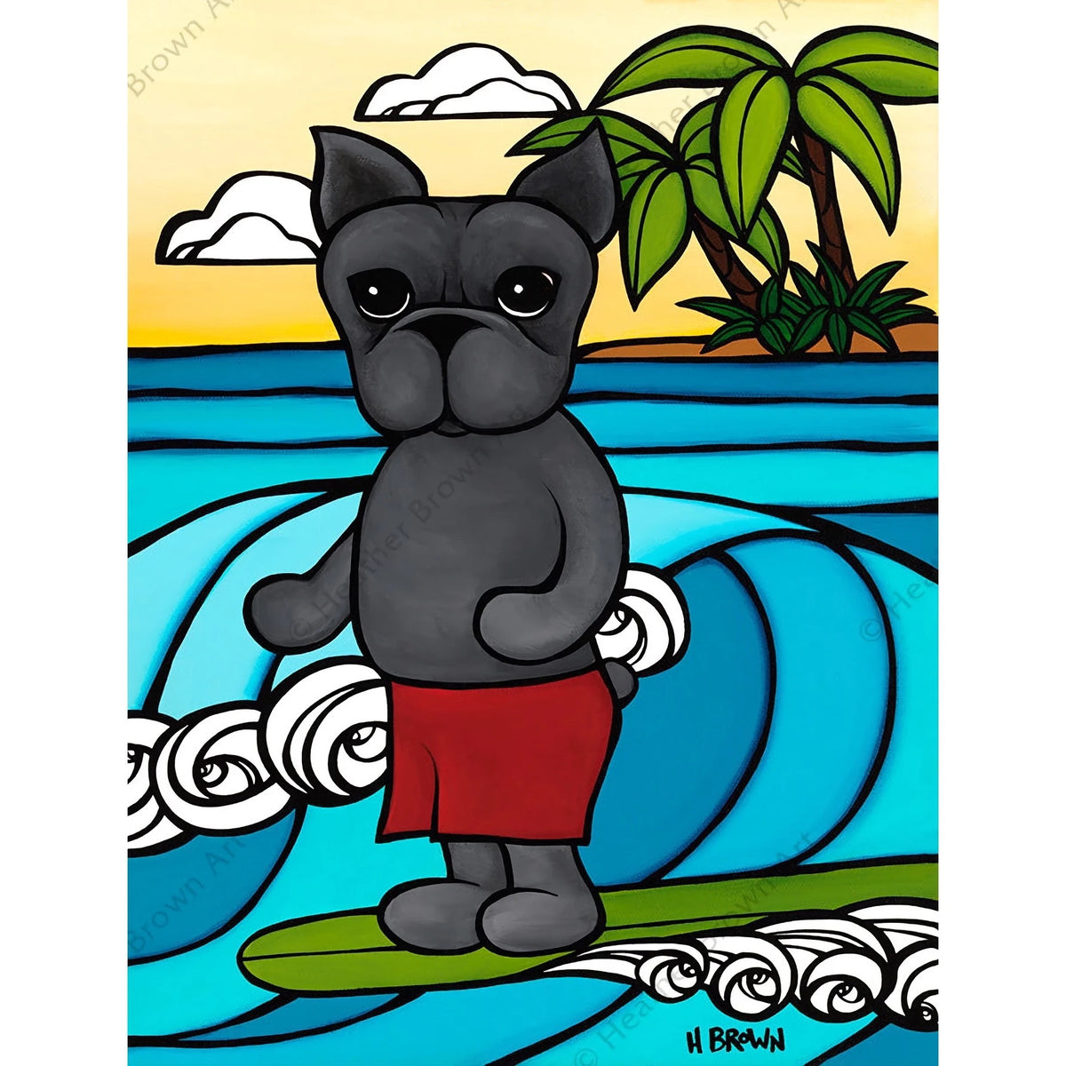 HENRY GOES SURFING