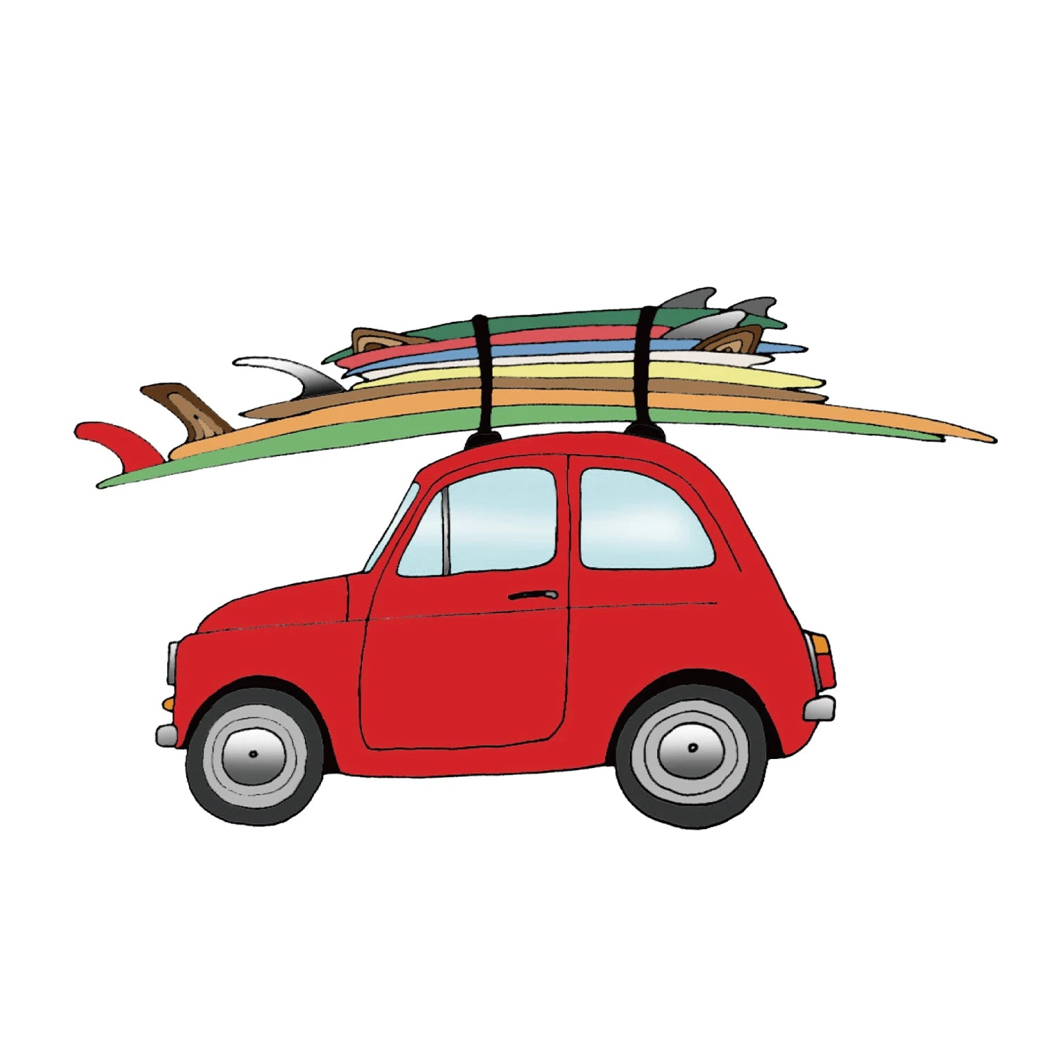 #10 1960 FIAT500 & 2 LOGS,2 HULLS,2 FISHES,1 MINI SIMM, AND AT&C THRUSTER CIRCA1981