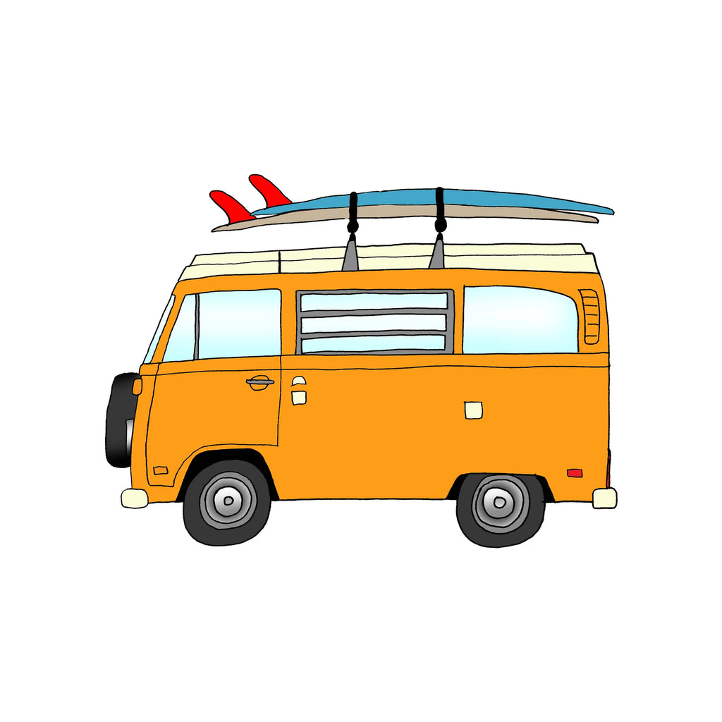 #24 1978 VW WESTFALIA & 2 LANCE CARSON NOSERIDERS