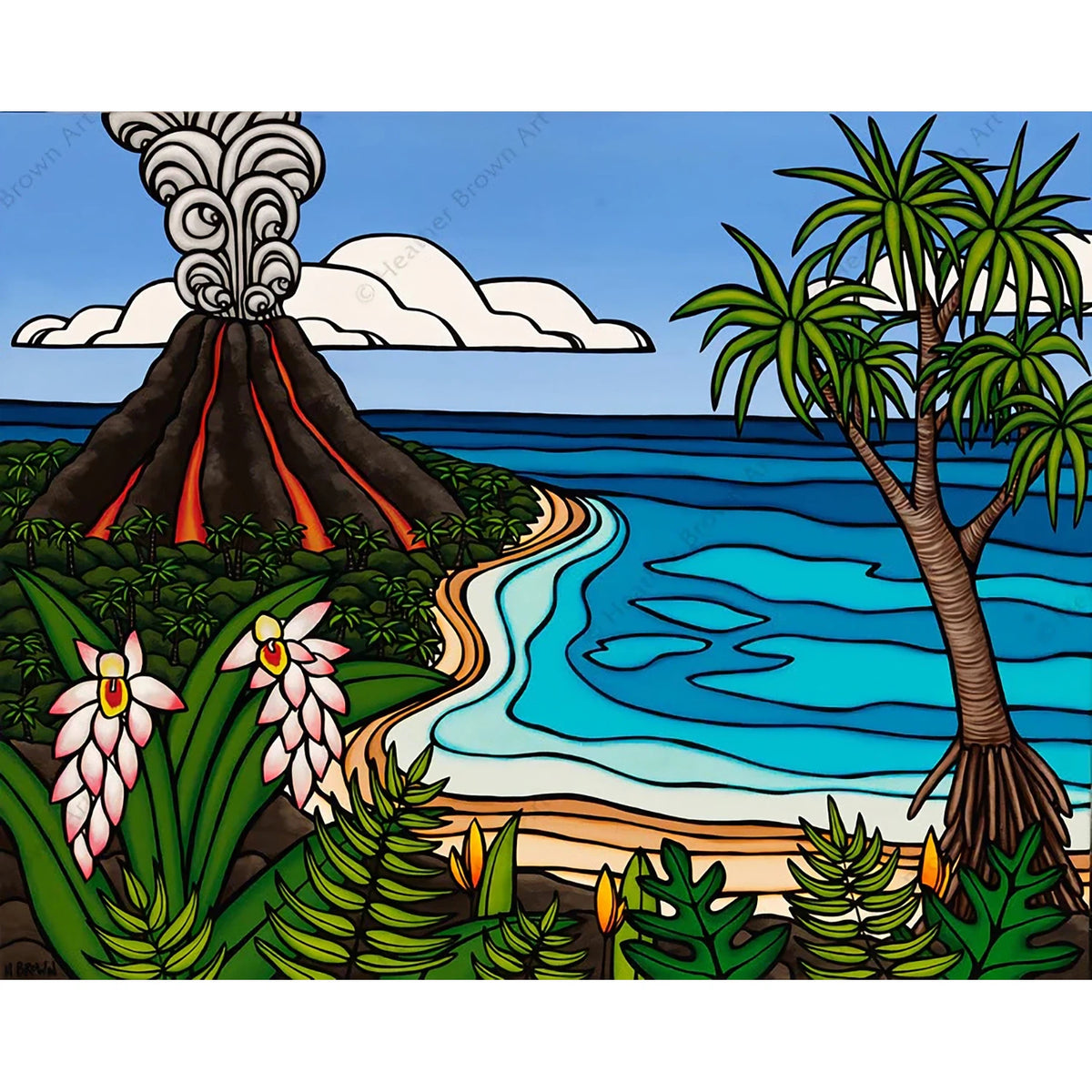ISLAND VOLCANO